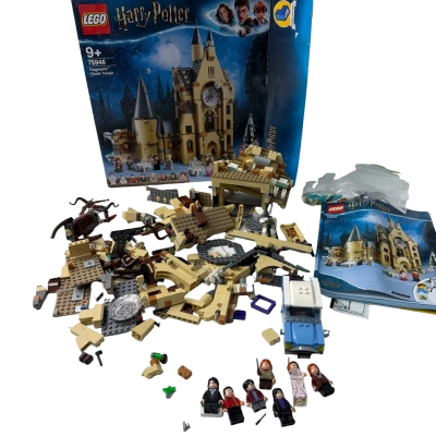 Lego Harry Potter Hogwats clock tower unchecked 