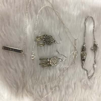  Womens Anklet / Earrings / Necklace Other / Silver 