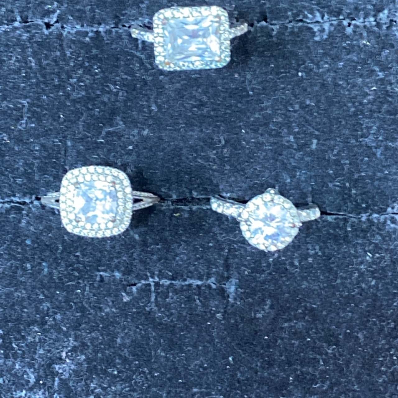 Costume Rectangular Rings Costume Ring set(s)