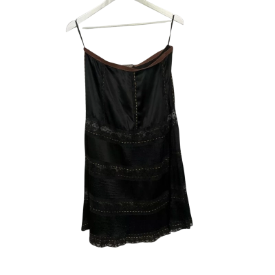  Easton Pearson Brown Lace Skirt
