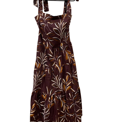 City Chic Womens , Size 14 Casual Dress Beige / Brown / Multicoloured 