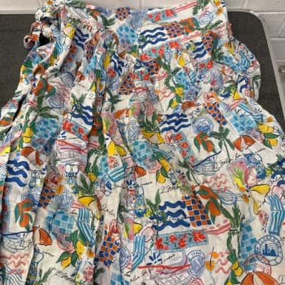   Bydee Luci Skirt, Size L/XL,floral print,material viscose,New skirt(B19)