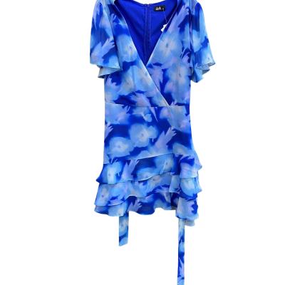 Dotti Womens  Size 16 Casual Dress Blue /Floral Pattern 