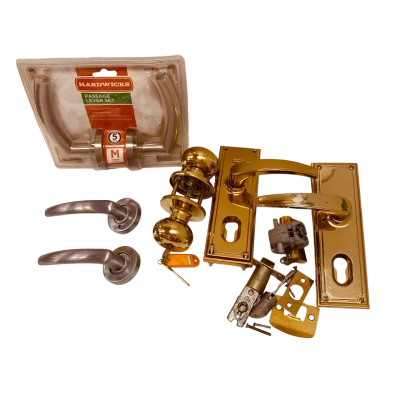 Door Handle Bundle  including 4 used Handle sets