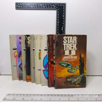 Vintage Used Star Trek Books 