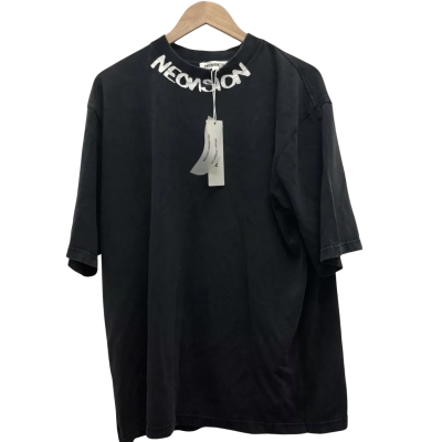 Neovision Mens  Size L Short Sleeve T-shirt Black  / Grey BNWT$70