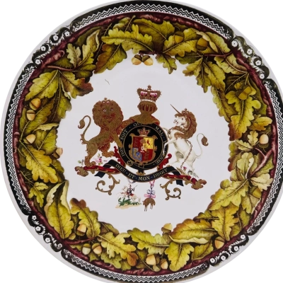  The Royal Oak Plate — ©2005 HM Queen Elizabeth II/ The Victoria and Albert Plate — ©2008 HM Queen Elizabeth II
