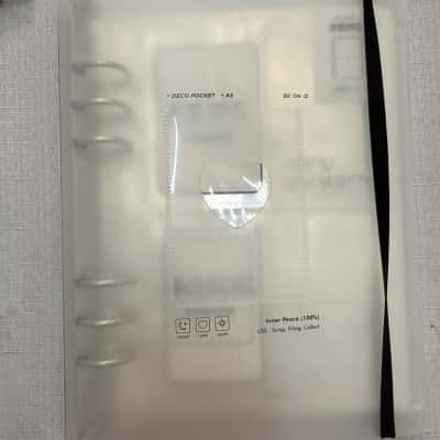 Be On D A5 6-Ring Binder designed for collecting photocards and scrapbookin with 3 photocard binder refill set(B15)