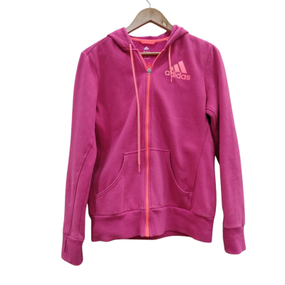 Adidas Womens Size M Hoodie Pink (12)