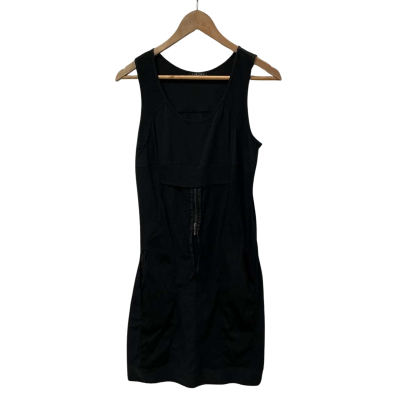 Chelsea Design Womens Size M Sleeveless Dress Black  