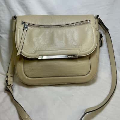 Mimco Cross Body Bag Beige 