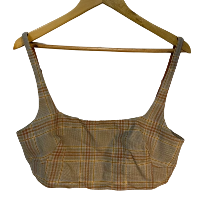 Manning Cartell Womens  Size 12 Bralette Checked 