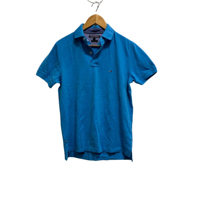 Tommy Hilfiger Mens  Size S Polo Shirt Blue 