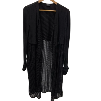 Bardōt Womens  Size 12 Longline Cardigan Black  