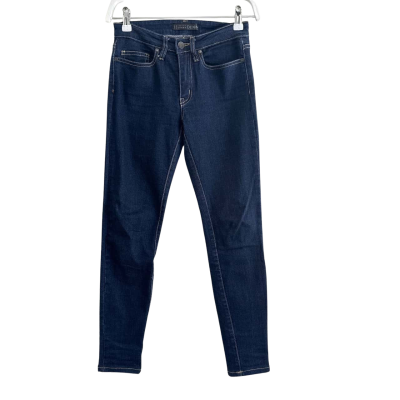Skin and Threads Womens Skinny-Fit Tapered Jeans Size 25 Navy 
