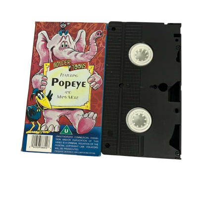 Wonder Toons: Popeye and Many More - VHS