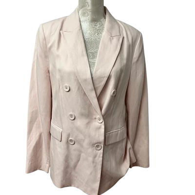 Witchery Womens Pink Button Up Blazer / Size 14