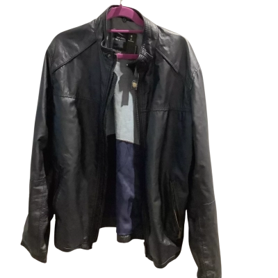 Just Jeans Womens  Size S Leather Jacket Black  