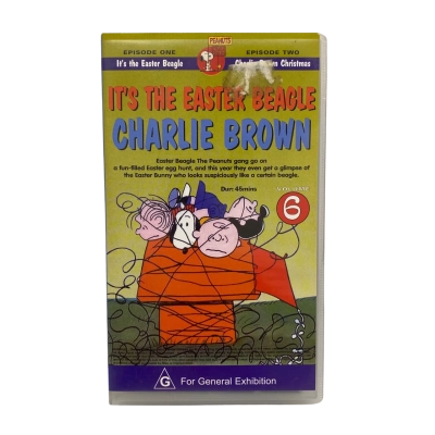 Vintage It’s the Easter Beagle/A Charlie Brown Christmas VCR 