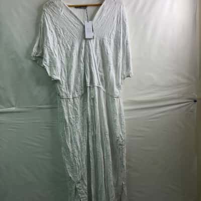 Katies Womens Size 20 Midi Dress White BNWT