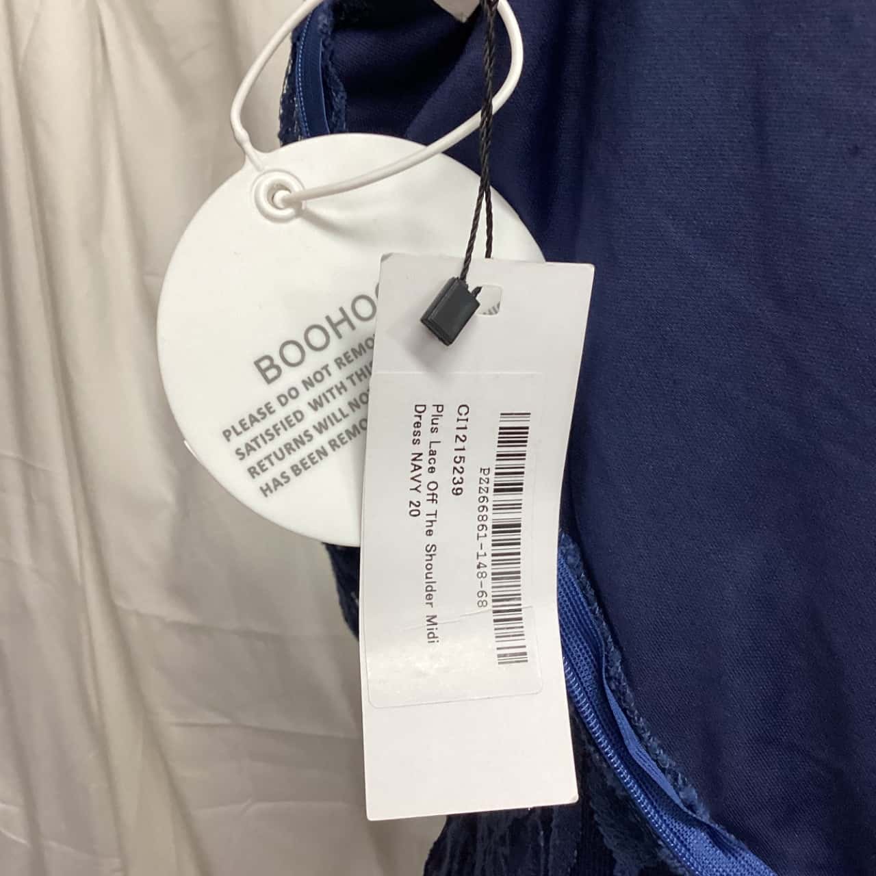 Boohoo Woman's Size 20 Blue Lace Dress(s) - New With Tags | Salvos Stores