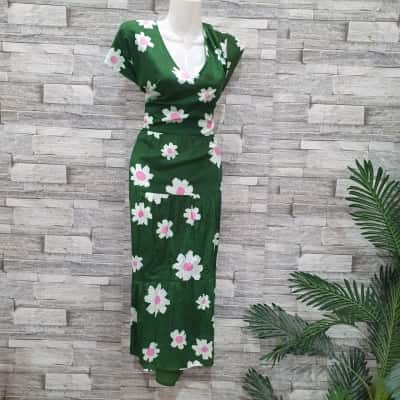  Womens  Size 22 Floral Dress Floral / Green / Pink  / White 