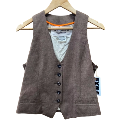 Levi Strauss & Co Brown Buttoned Up Vest Size M  