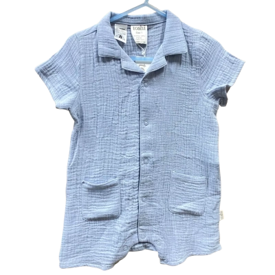 Toshi Kids Light Blue Short Sleeve Onesie Size 1 
