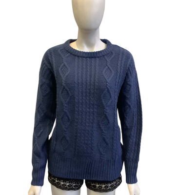 BNWT Capture Women's Size M Crew Neck Sweater Baltic Blue 