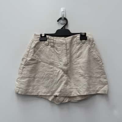 Dissh 100% Linen Skort - Size 12 