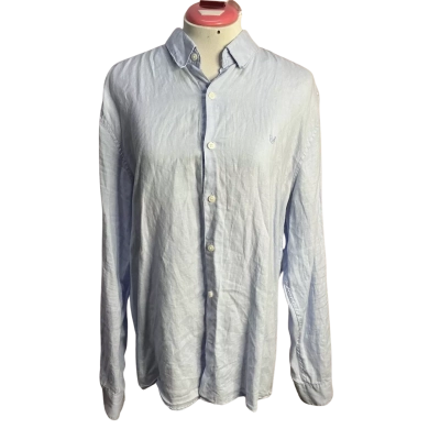 Marcs Mens  Size L Business Shirt Blue 