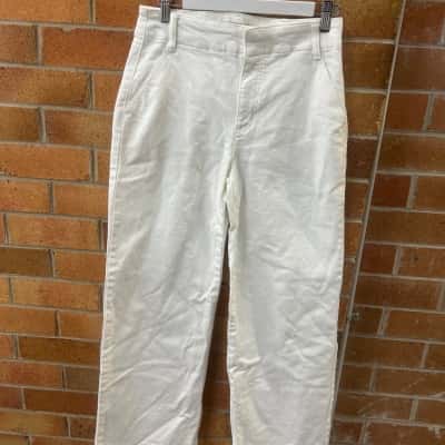 Country Road Womens  Size 9 Wide Leg Jeans White 