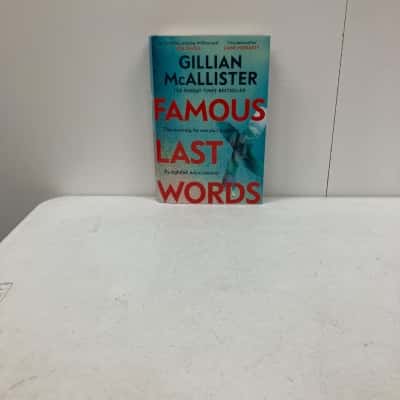 Gillian McAllister ‘Famous, Last Words’ 