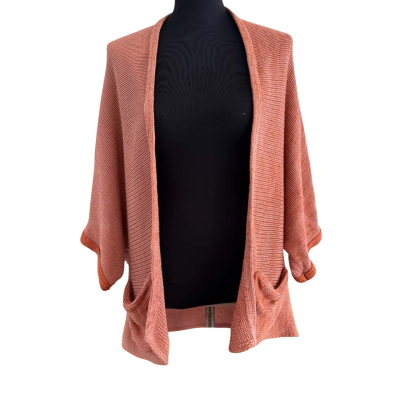 REDUCED**Mister Zimi Open Cardigan. Washed Coral.   Size 0 