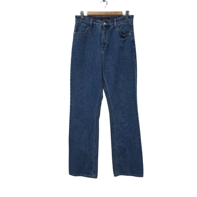 White Fox Womens  Size M High-Waisted Jeans Blue 