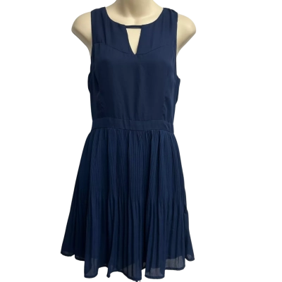 Atmos&Here Size 10 Navy Blue Dress