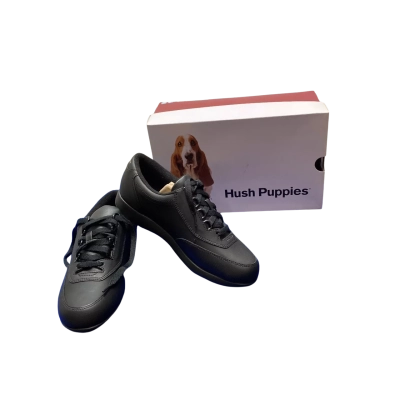 Hush Puppies Womens  Size 7.5 Black Walker Shoes