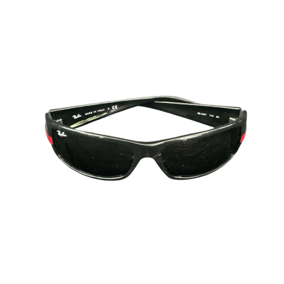 Ray-Ban Unisex 4057 Sunglasses Black  / Red 