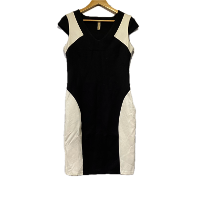 Meredith & Moore Womens V Neck Dress Size 2 Black  