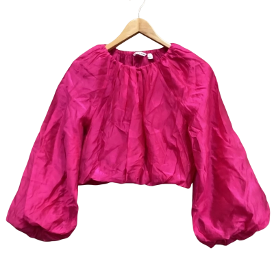 Country Road Bright Pink Long Sleeve Top Size 4