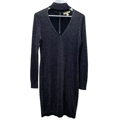 Michael Kors Womens Size M Long Sleeve Dress Black  