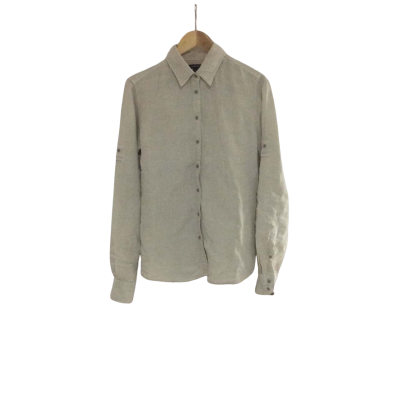 Gant Men’s   Size 12 Long Sleeve Shirt Cream/greyish