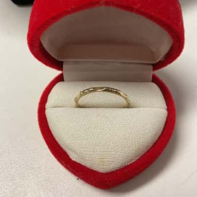  Womens 9ct gold dress Ring size L