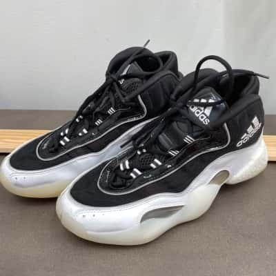 Adidas Mens Crazy BYW Icon 98 Sneakers Size 10 Black  / White
