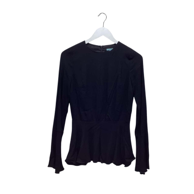 Kookai Womens Size 34 Long Sleeve Black Top