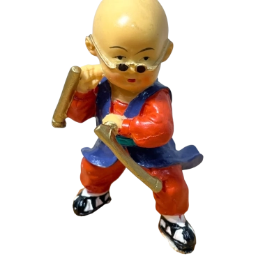 Nunchaku Master Kung Fu Monk Figurine