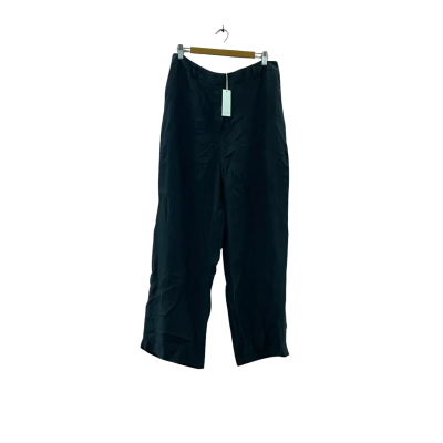 Adorne Women's Lulu Cupro Pants Size 16 Black  