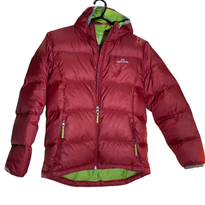 Kathmandu Kids Green / Red Kids Kathmandu puffer jacket Size L