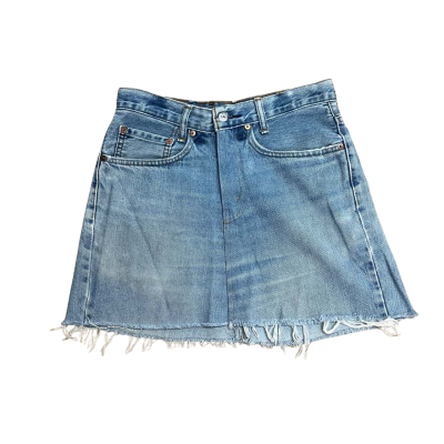 Levis 550 Blue Denim Skirt Size 29