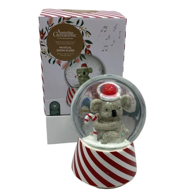 National Geographic Koala Musical Snow Globe  RRP $19.99     (CAB)